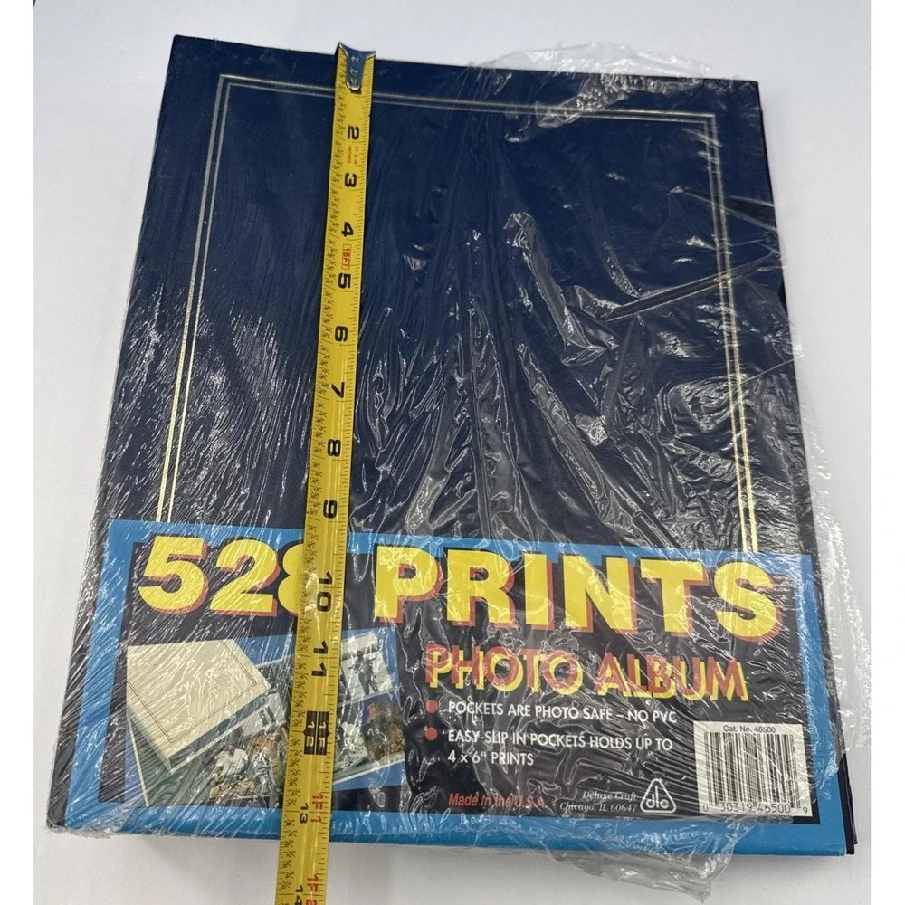 VTG Deluxe Craft Photo Album Collection 4x6 Holds 528 Prints NOS